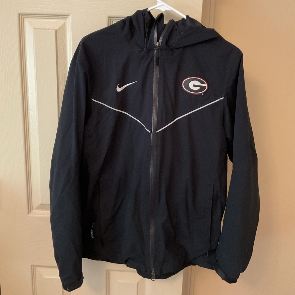 Nike University of Georgia Rain jacket UGA Logo, Size S